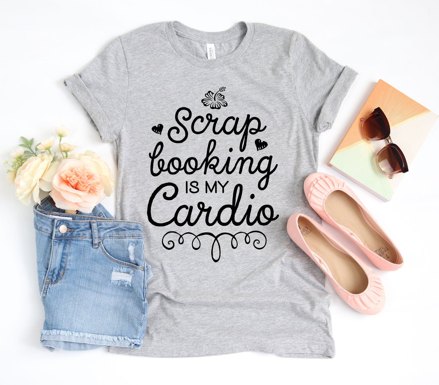 Scrapbooking Is My Cardio Shirt, Scrapbook Shirt, Scrap Book Gifts, Crafting Craft, Scrapbooker