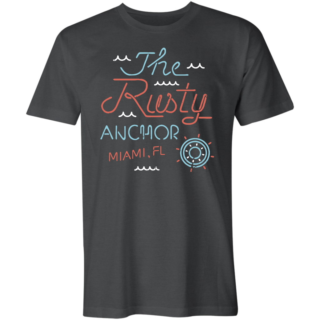 rusty anchor t shirt